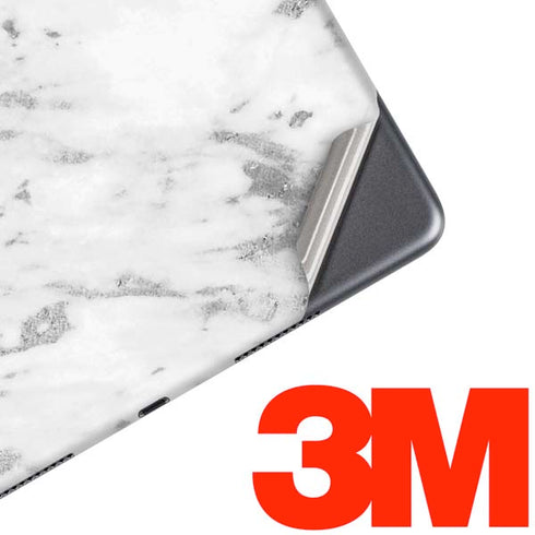 Silver Marble iPad Skins