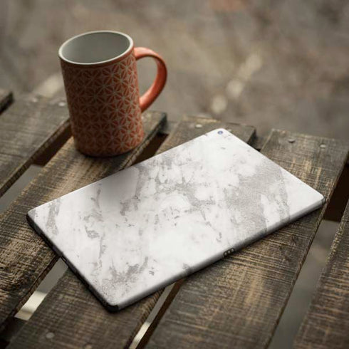 Silver Marble iPad Skins