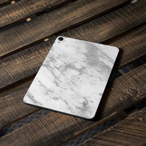 Silver Marble Apple iPad Pro Skin