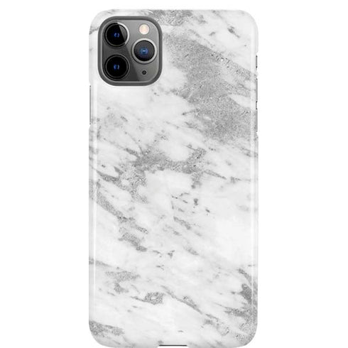 Silver Marble iPhone Cases