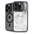 Silver Marble iPhone 13 Pro Kickstand Case