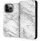 Silver Marble iPhone 13 Pro Max Folio Case