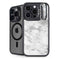 Silver Marble iPhone 13 Pro Max Kickstand Case