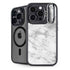 Silver Marble iPhone 13 Pro Max Kickstand Case