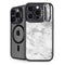 Silver Marble iPhone 14 Pro Kickstand Case