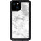 Silver Marble iPhone 15 Plus Waterproof Case