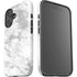 Silver Marble iPhone 16 Impact Case
