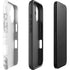 Silver Marble iPhone 16 Plus Impact Case