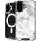 Silver Marble iPhone 16 Plus MagSafe Case