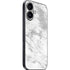 Silver Marble iPhone 16 Plus Skin