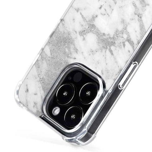 Silver Marble iPhone 16 Pro MagSafe Case