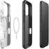 Silver Marble iPhone 16 Pro Magsafe Impact Case