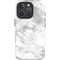 Silver Marble iPhone 16 Pro Max Impact Case