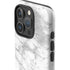 Silver Marble iPhone 16 Pro Max Impact Case