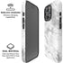 Silver Marble iPhone 16 Pro Max Magsafe Impact Case