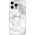 Silver Marble iPhone 16 Pro Max Skin