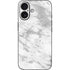 Silver Marble iPhone 16 Skin