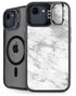Silver Marble iPhone 16e Kickstand Case