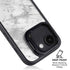 Silver Marble iPhone 16e Kickstand Case