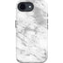 Silver Marble iPhone 16e Impact Case
