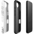 Silver Marble iPhone 16e Impact Case