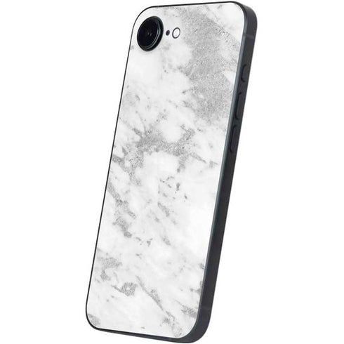 Silver Marble iPhone 16e Skin