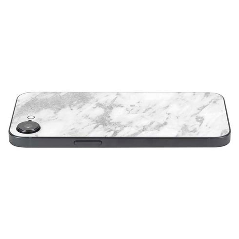 Silver Marble iPhone 16e Skin