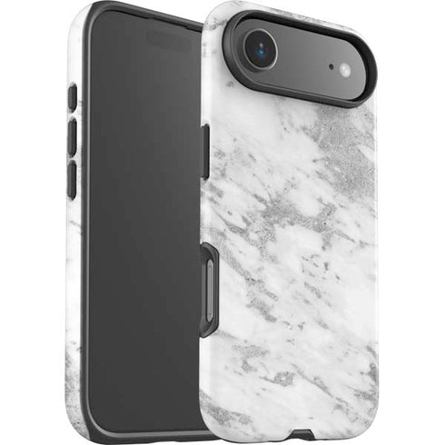 Silver Marble iPhone 17 Air Impact Case