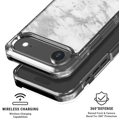 Silver Marble iPhone 17 Air MagSafe Case