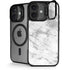 Silver Marble iPhone 17 Kickstand Case