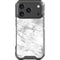 Silver Marble iPhone 17 Pro Clear Case
