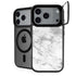 Silver Marble iPhone 17 Pro Kickstand Case