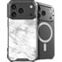 Silver Marble iPhone 17 Pro MagSafe Case