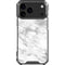Silver Marble iPhone 17 Pro Max Clear Case