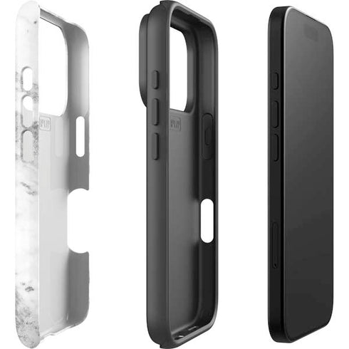 Silver Marble iPhone 17 Pro Max Impact Case