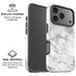 Silver Marble iPhone 17 Pro Max Magsafe Impact Case