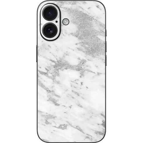Silver Marble iPhone 17 Skin