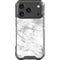 Silver Marble iPhone 18 Pro Clear Case