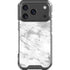 Silver Marble iPhone 18 Pro Clear Case