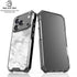 Silver Marble iPhone 18 Pro Clear Case
