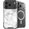 Silver Marble iPhone 18 Pro Max MagSafe Case