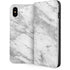 Silver Marble iPhone 8 Folio Case