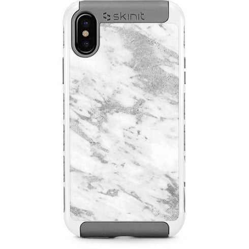 Silver Marble iPhone Cases