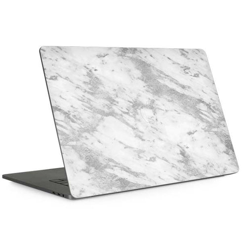 Silver Marble MacBook Skins
