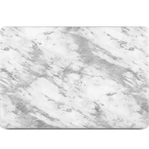Silver Marble MacBook Skins