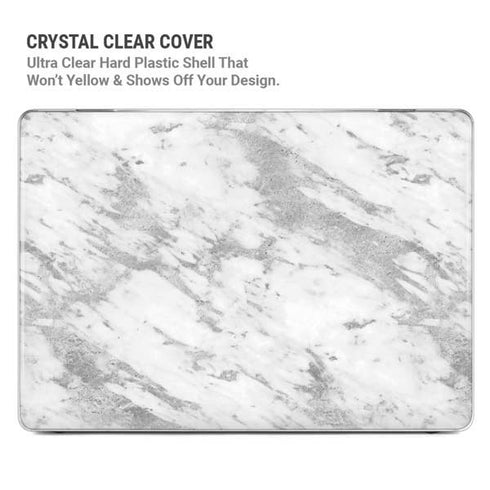 Silver Marble MacBook Cases