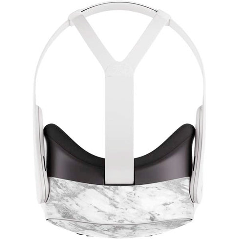 Silver Marble Meta Quest 3S Skin