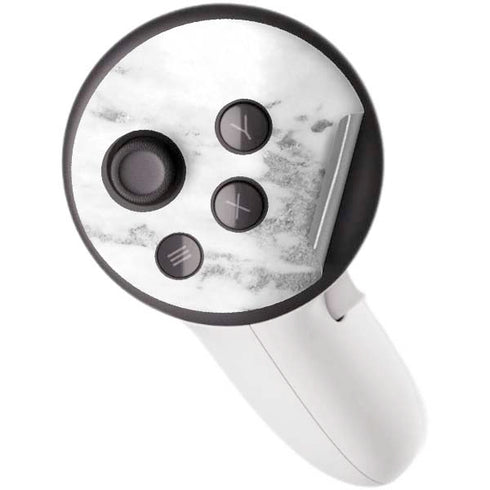Silver Marble Meta Quest 3S Skin