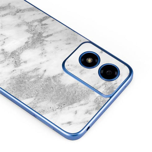 Silver Marble Moto G Play 4G (2024) Skin