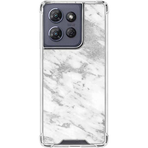 Silver Marble Moto G Play 5G (2025) Clear Case